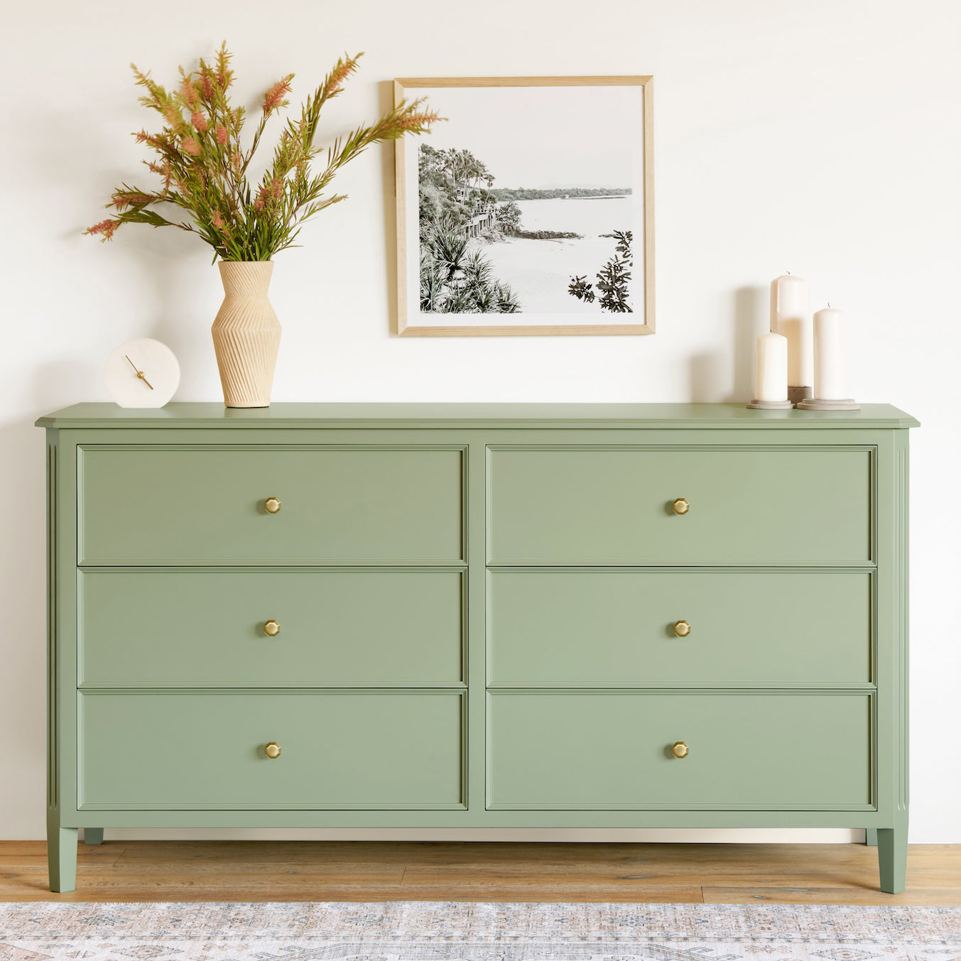 Redford House Clara 6 Drawer Dresser Redford House Clara 6 Drawer Dresser