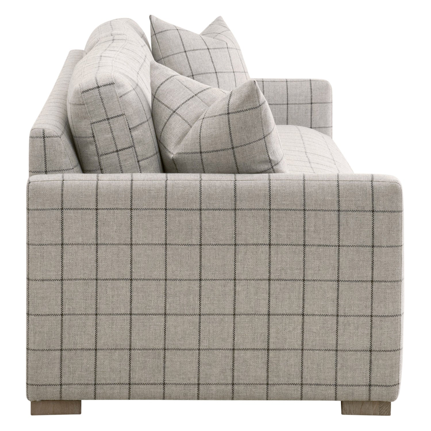 Clara Windowpane Slim Arm Sofa