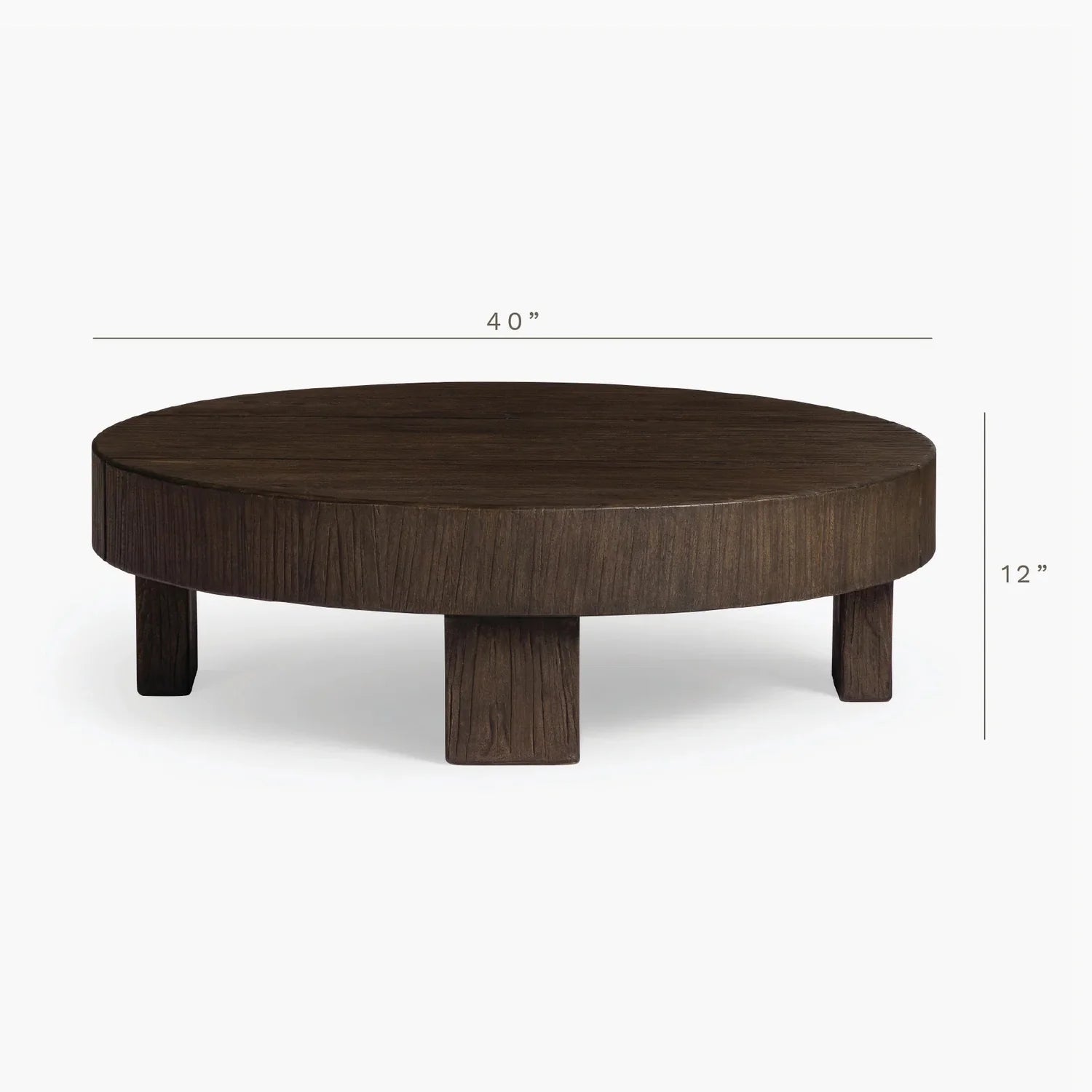 Button Atelier x Co. House Designs Coachbuilt Brown Coffee Table