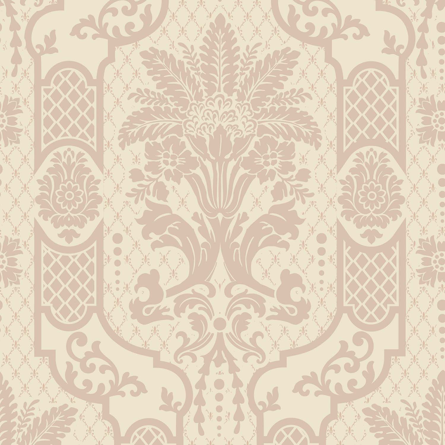 Mitchell Black Columnar Bloom Wallpaper