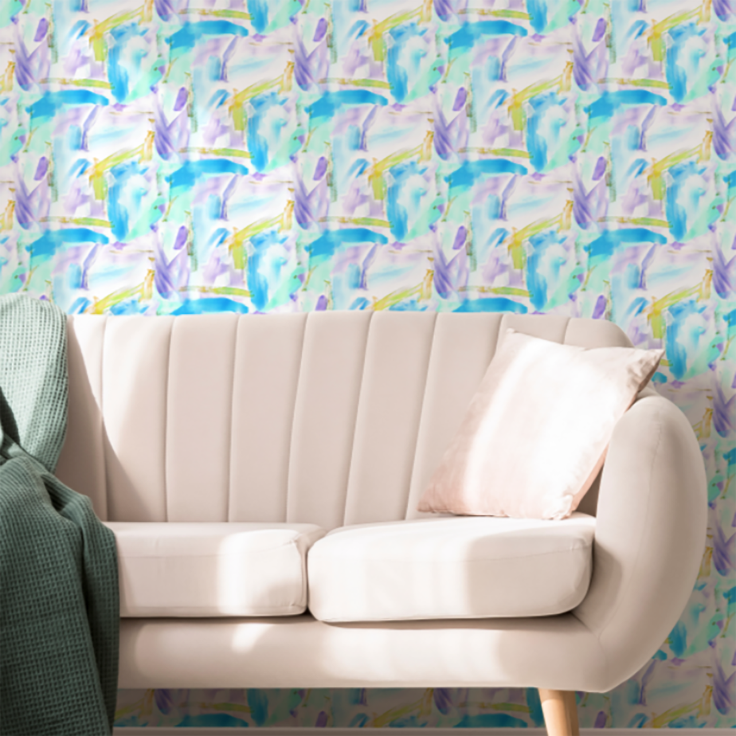 Mitchell Black Cotton Candy Wallpaper