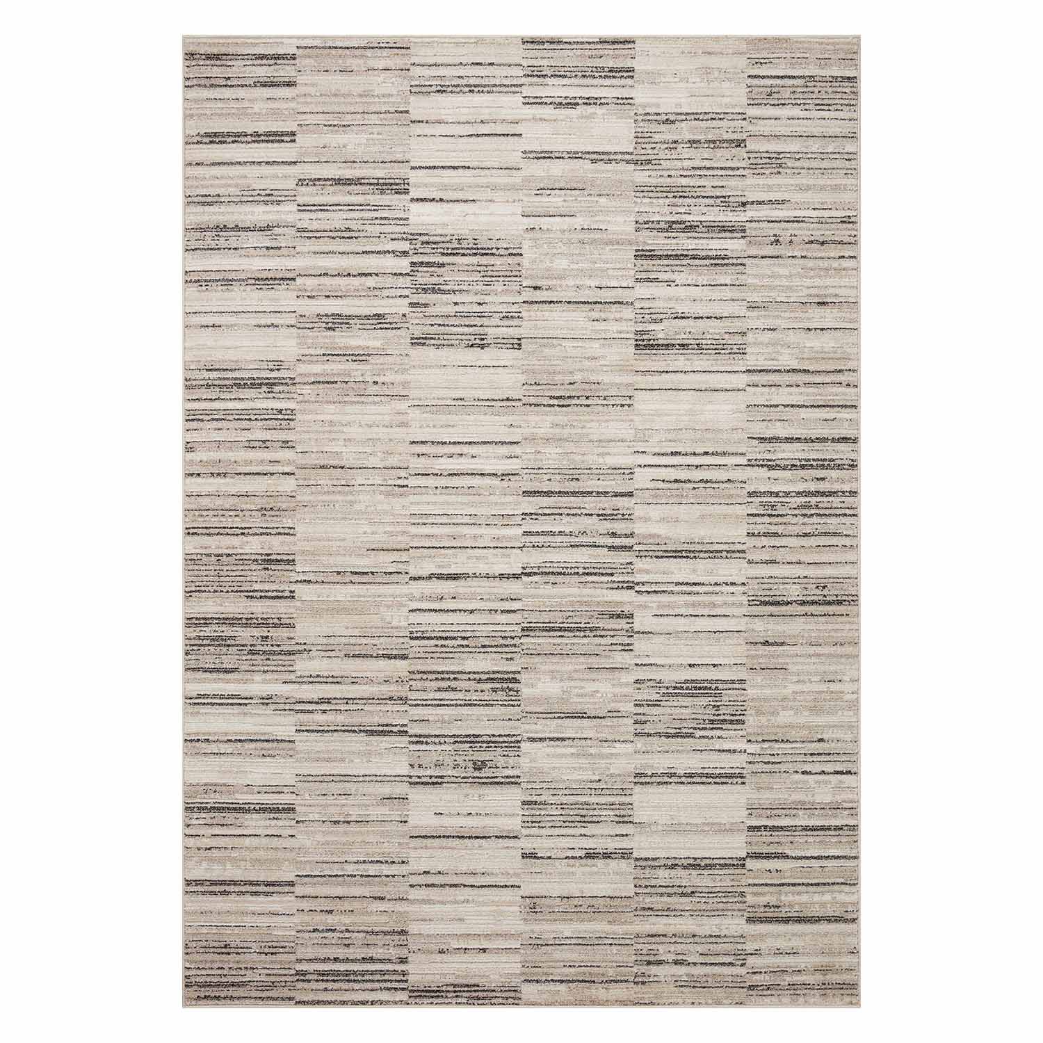 Loloi Darby Charcoal/Sand Power Loomed Rug