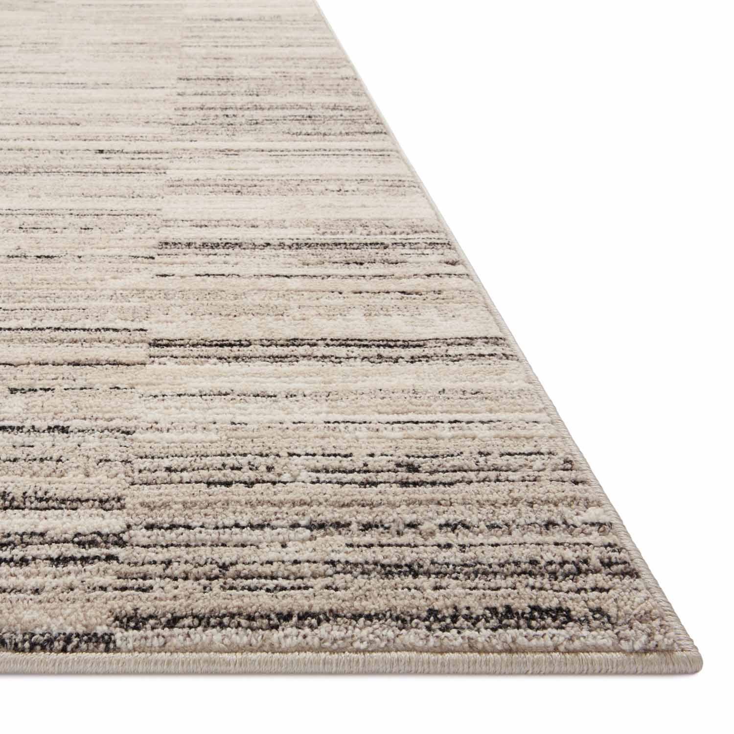 Loloi Darby Charcoal/Sand Power Loomed Rug