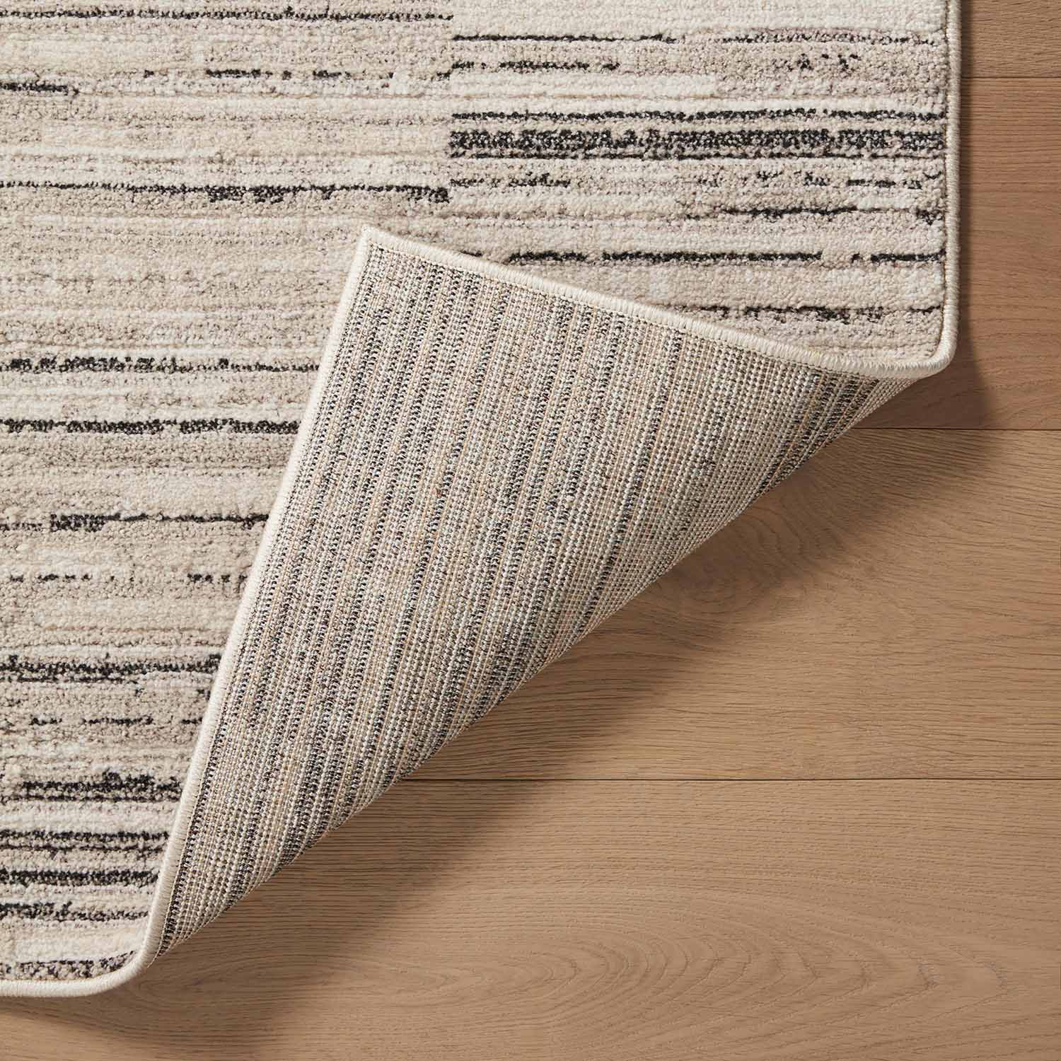Loloi Darby Charcoal/Sand Power Loomed Rug