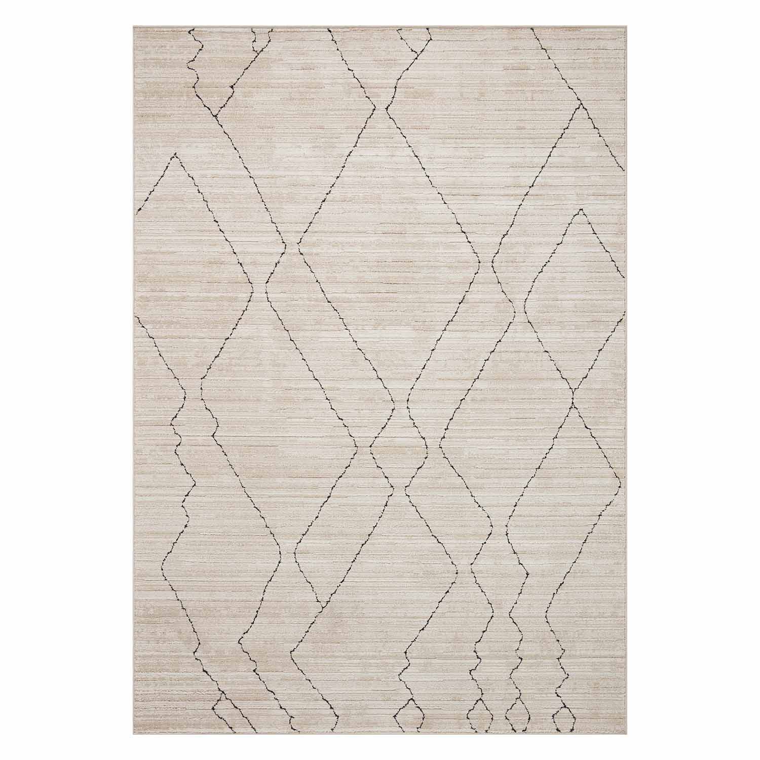 Loloi Darby Sand/Charcoal Power Loomed Rug