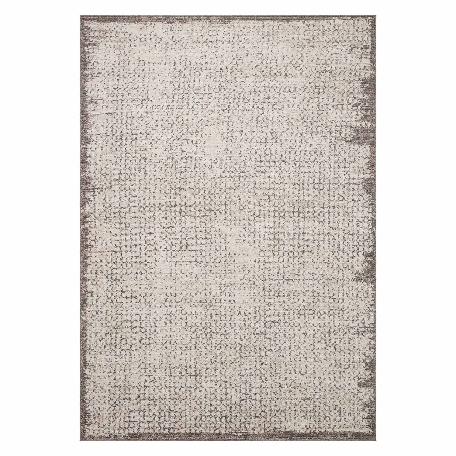 Loloi Darby Ivory/Stone Power Loomed Rug