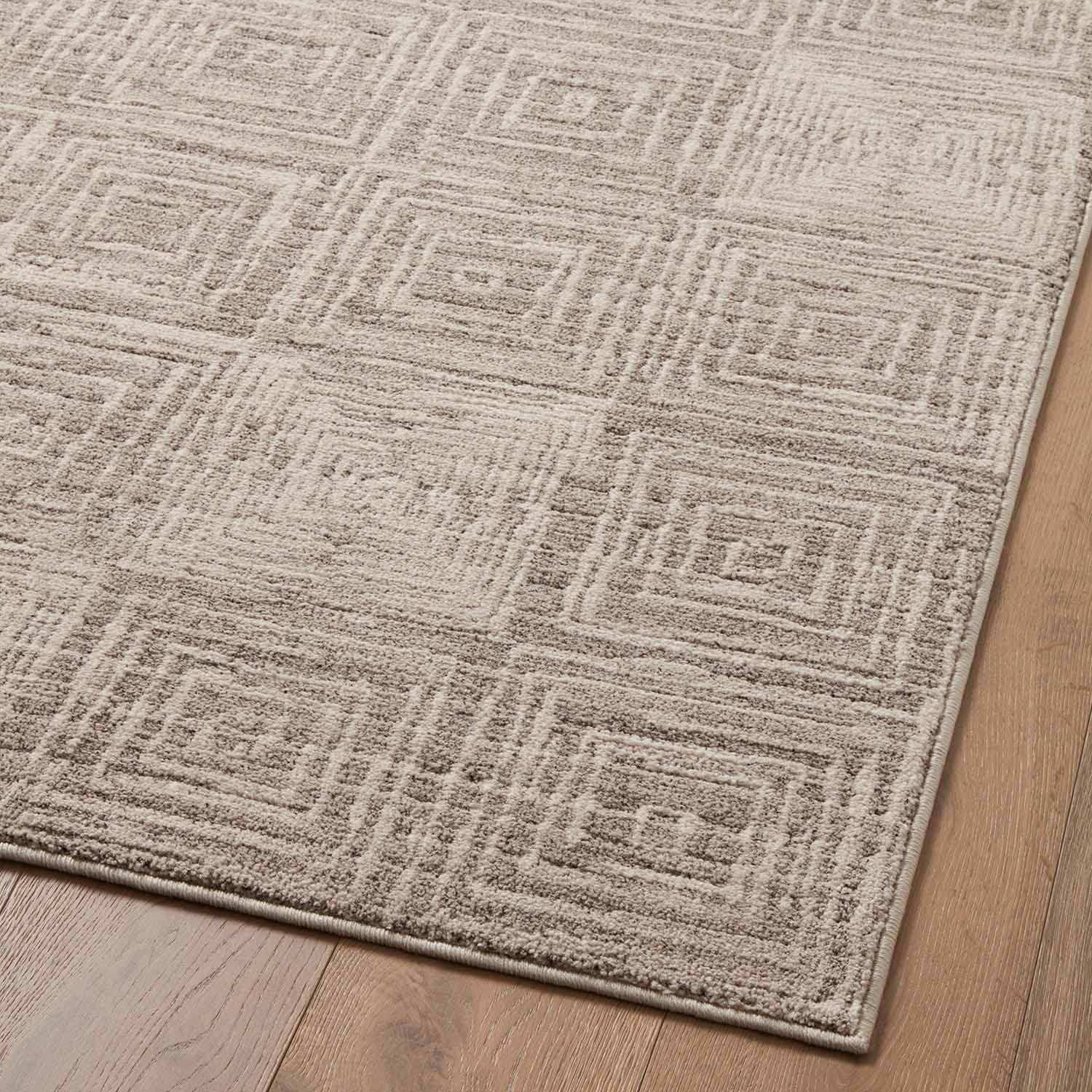 Loloi Darby Beige/Gray Power Loomed Rug