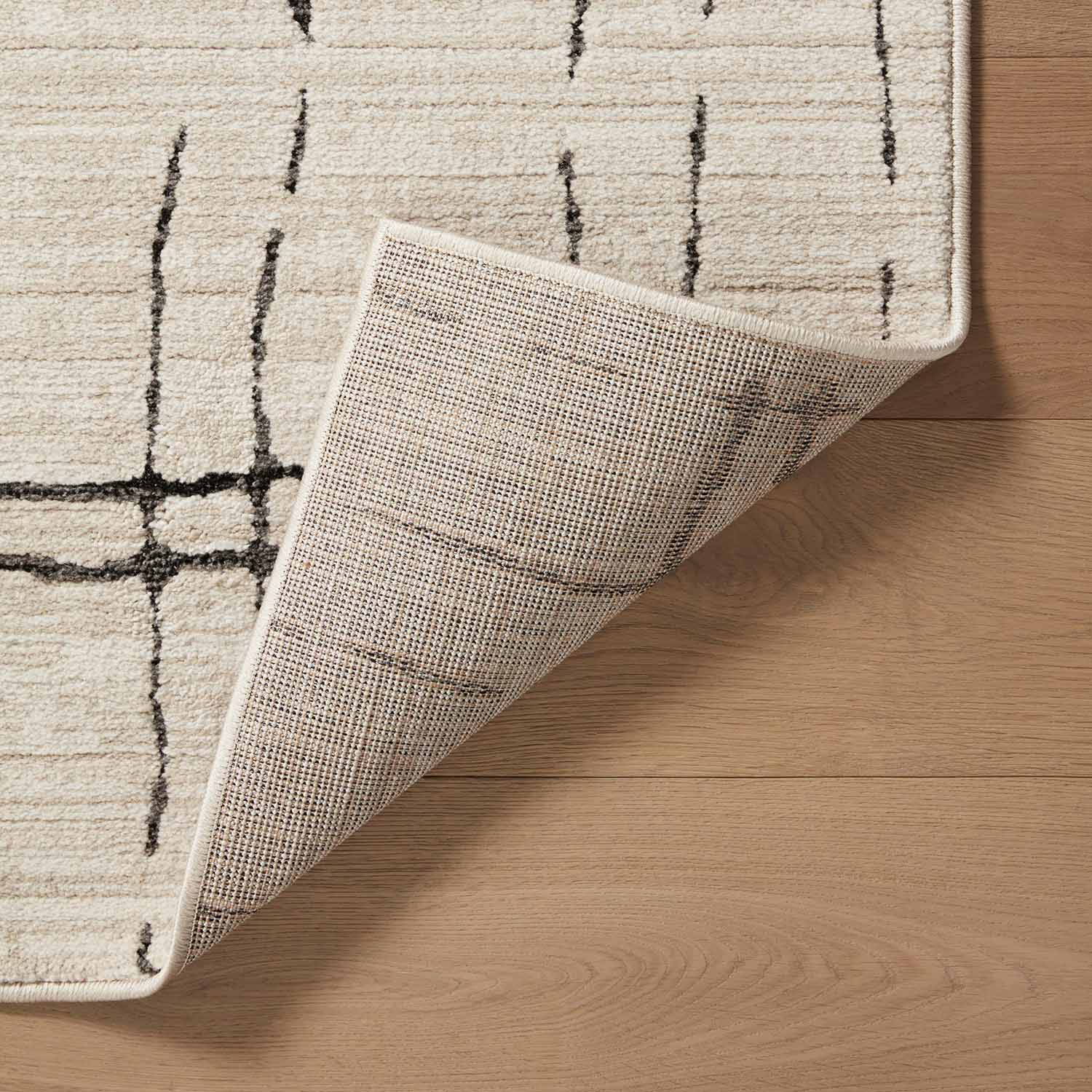 Loloi Darby Sand/Dark Gray Power Loomed Rug