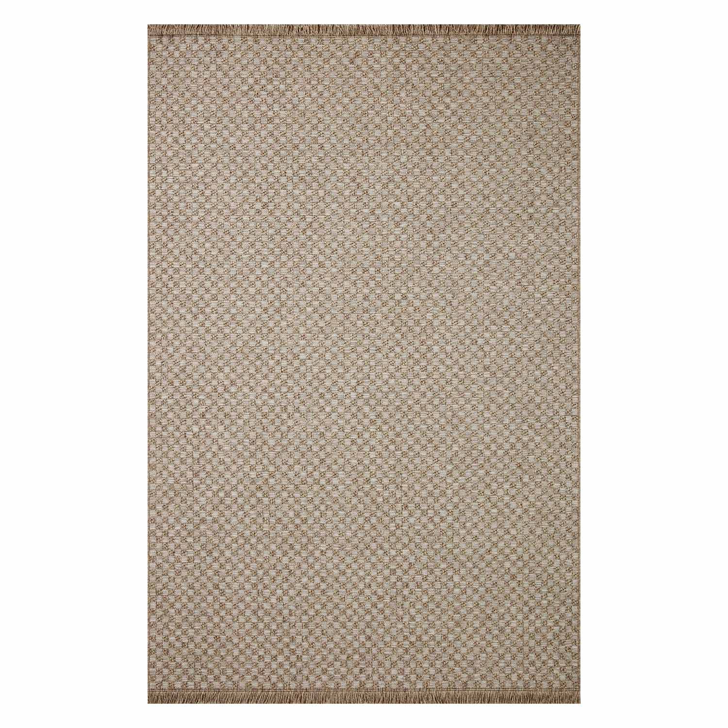 Loloi Dawn Natural Check Indoor/Outdoor Rug