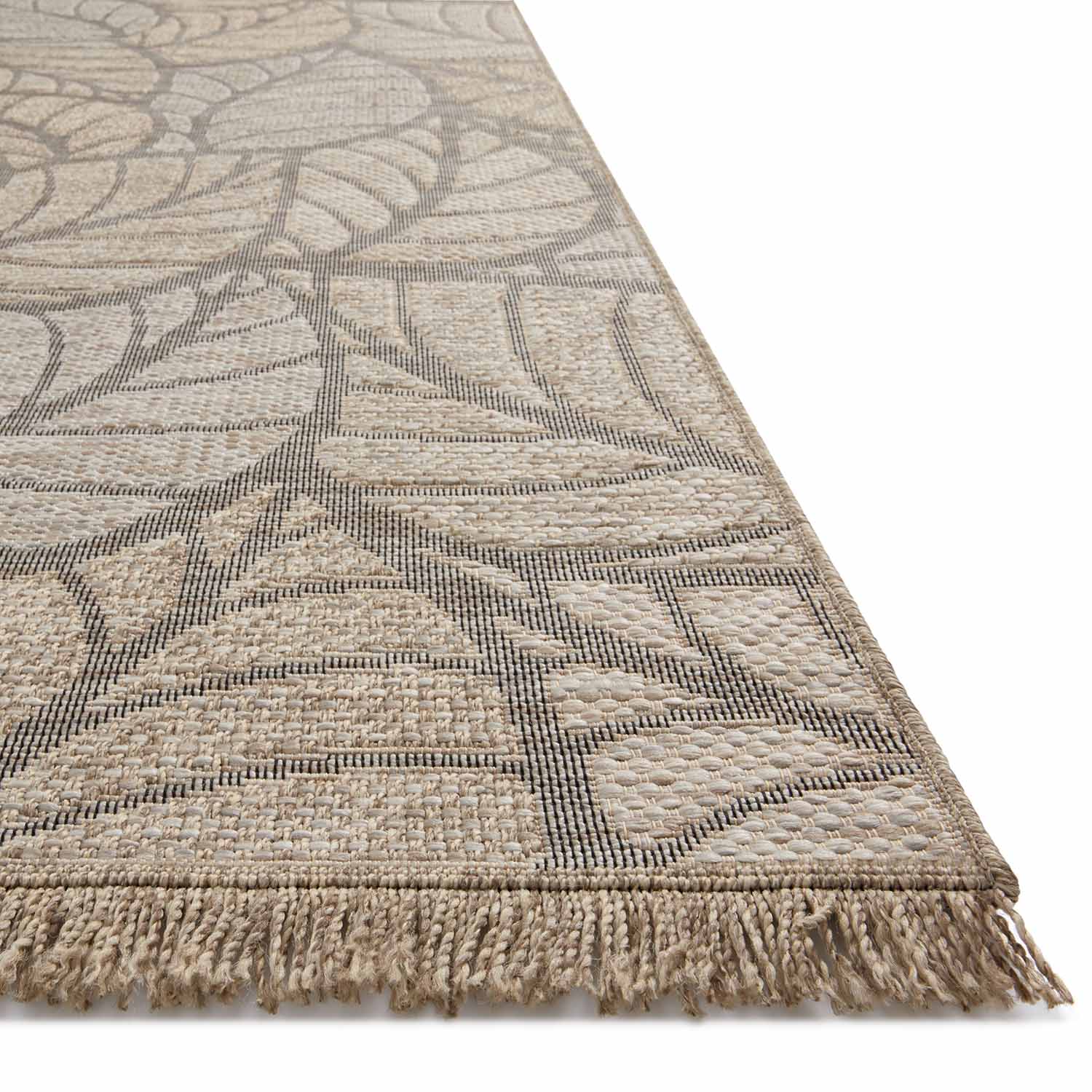 Loloi Dawn Natural Leaf Indoor/Outdoor Rug