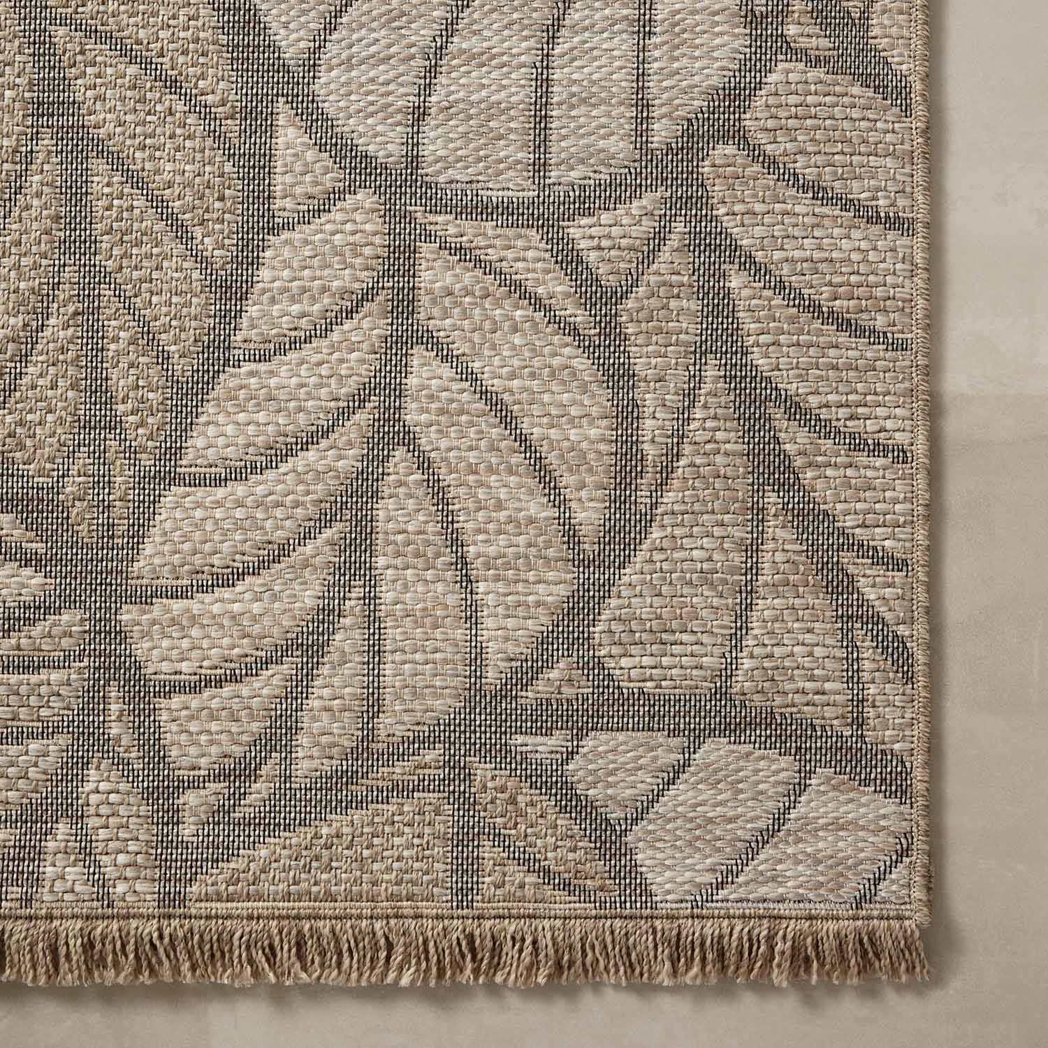 Loloi Dawn Natural Leaf Indoor/Outdoor Rug
