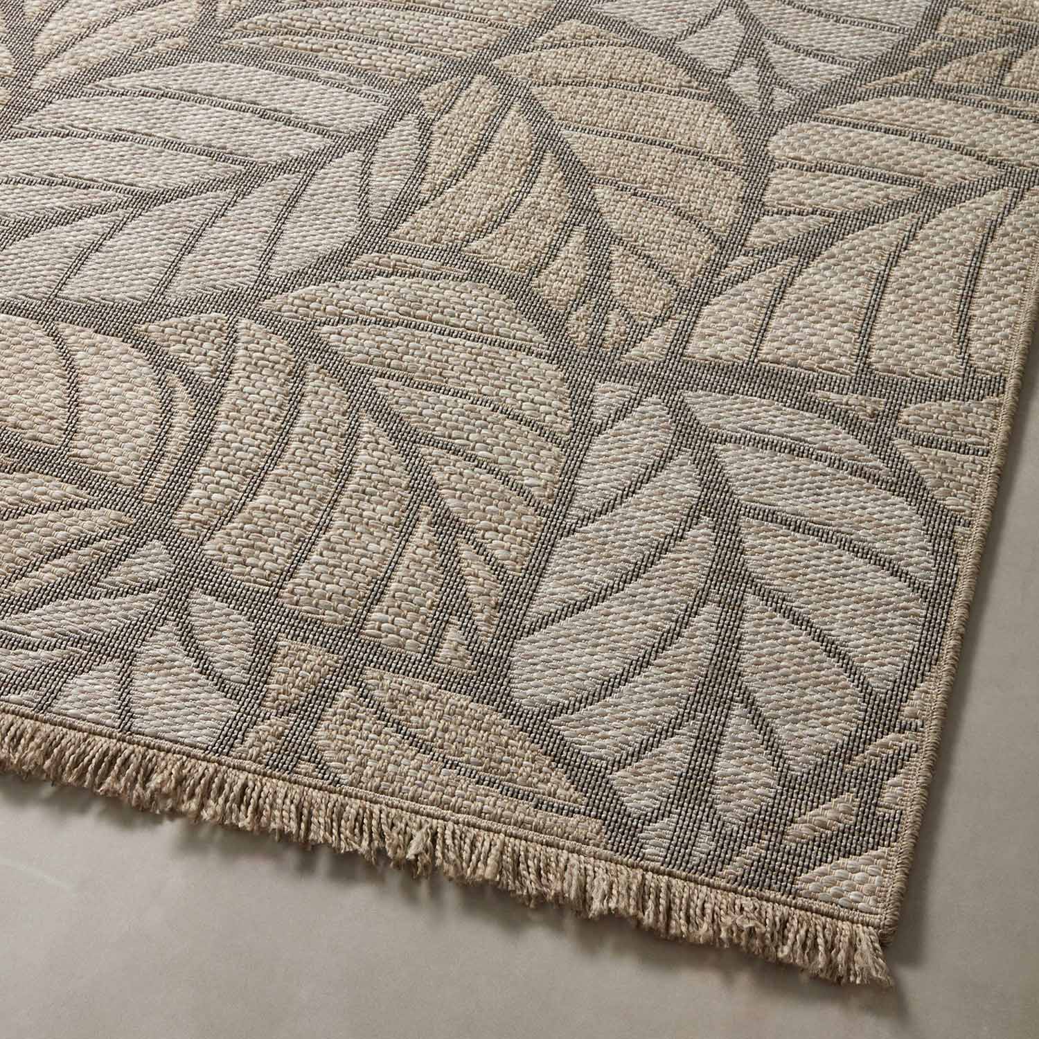 Loloi Dawn Natural Leaf Indoor/Outdoor Rug
