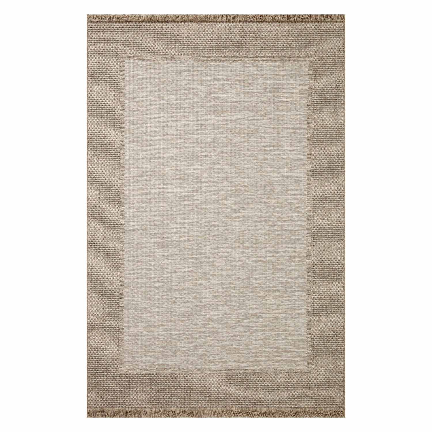 Loloi Dawn Natural Border Indoor/Outdoor Rug