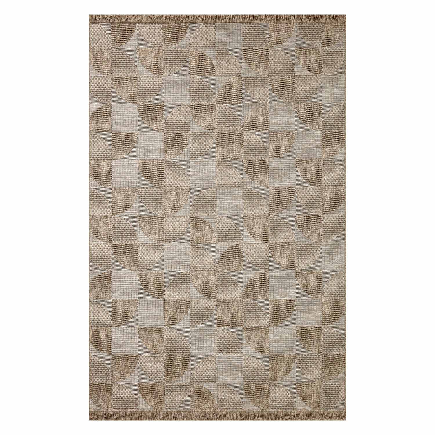 Loloi Dawn Natural Abstract Indoor/Outdoor Rug