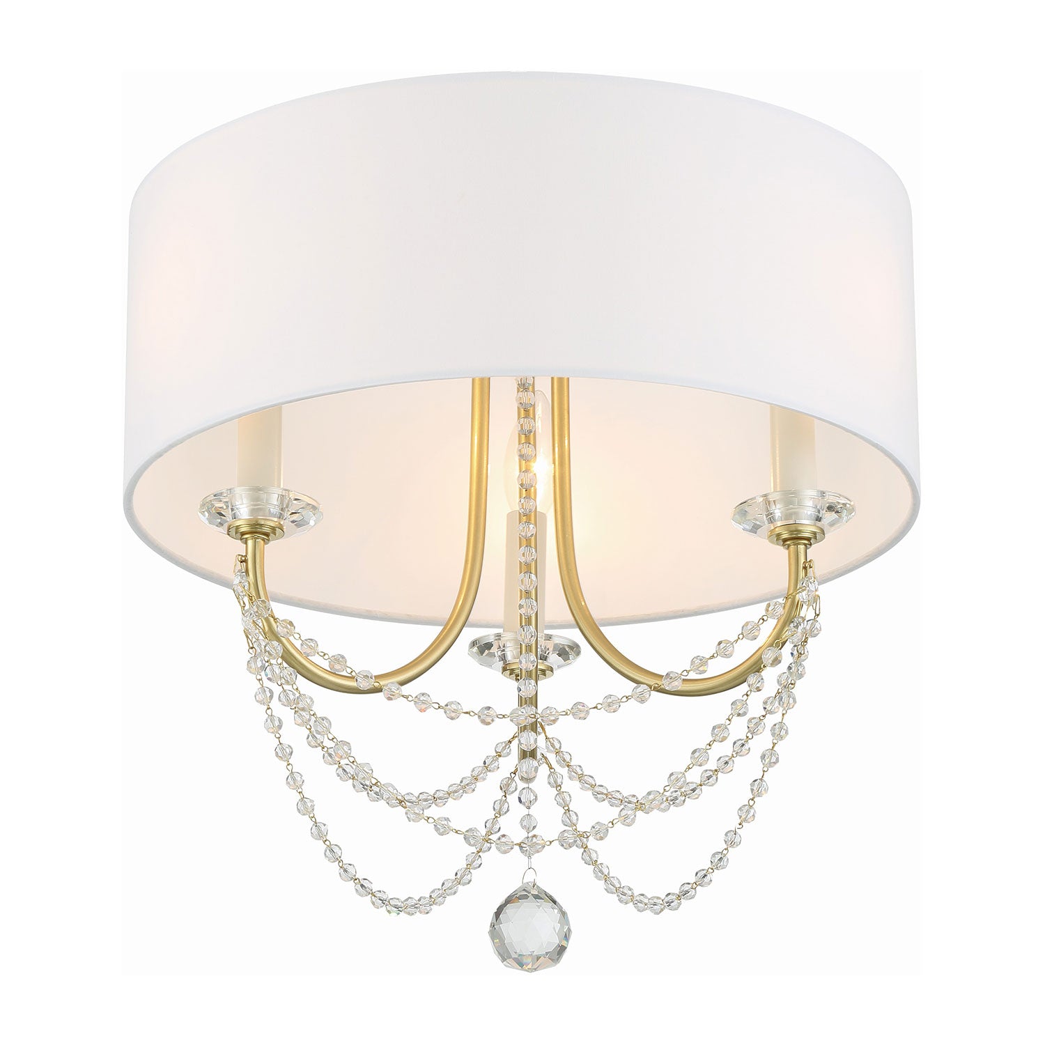 Crystorama Delilah Semi Flush Ceiling Mount