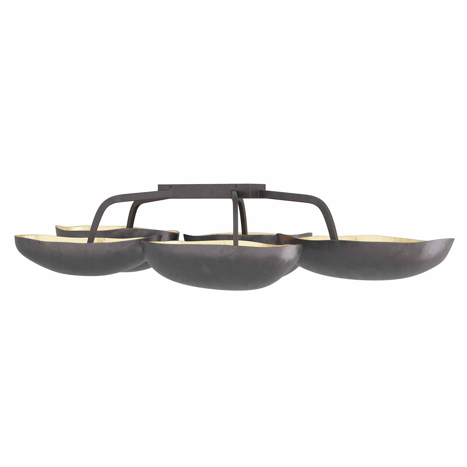 Arteriors Theo Black Flush Mount