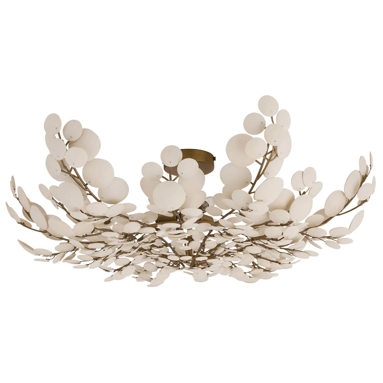 Arteriors Bilal Ivory Flush Mount
