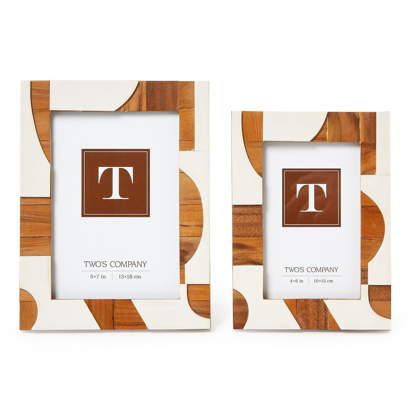 Resin Laser Cut Photo Frame Set of 2