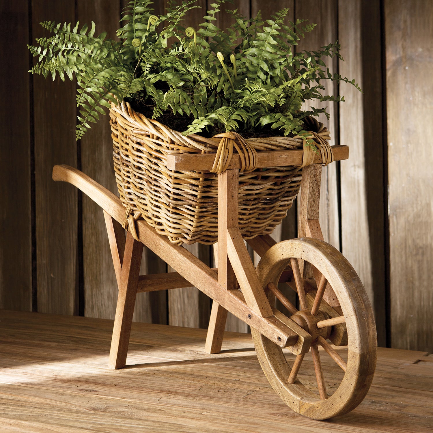 Boston Fern Drop-in Faux Plant