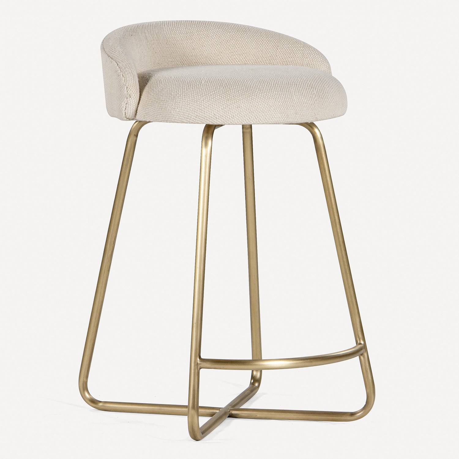 Union Home Clipper Upholstered Counter Stool Set of 2