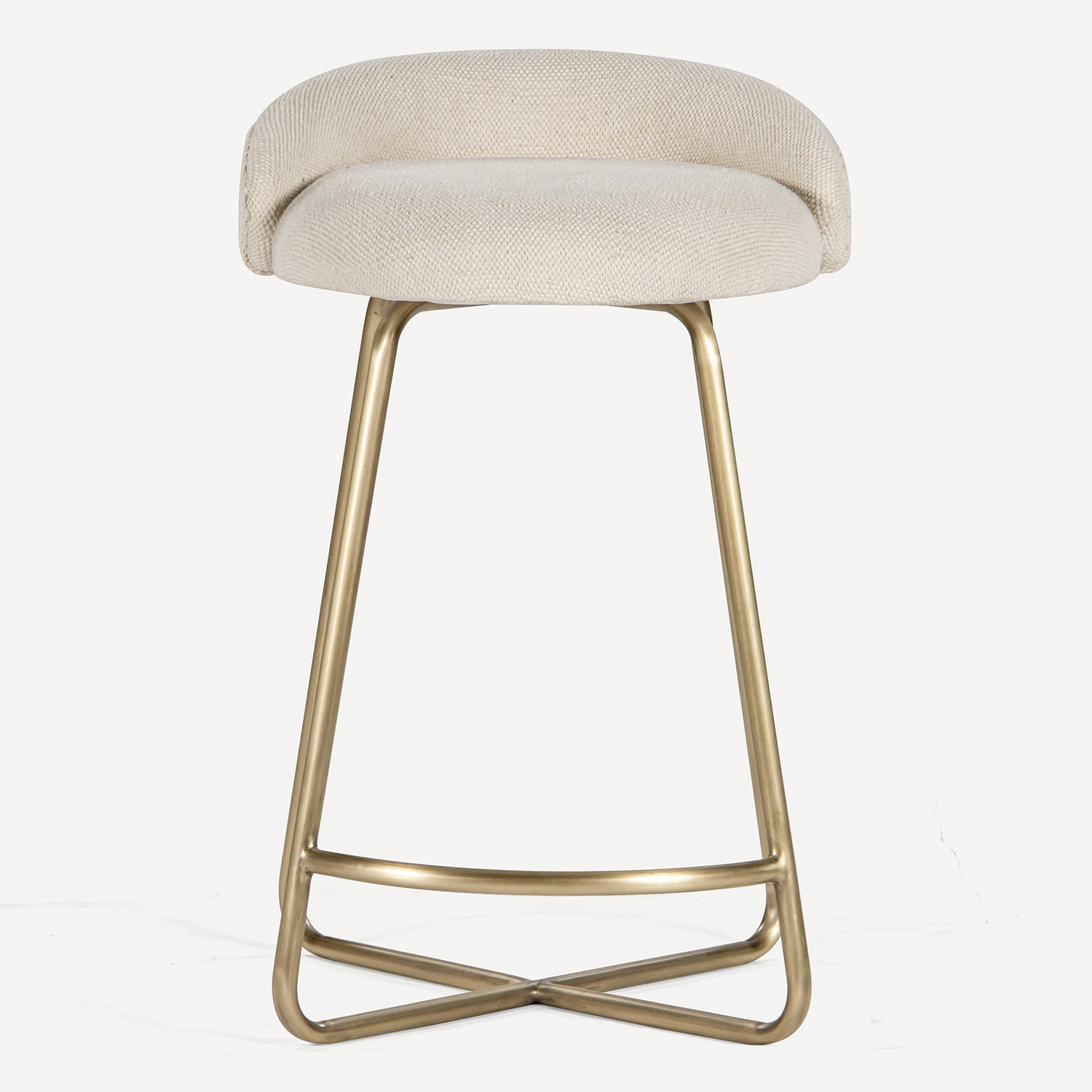 Union Home Clipper Upholstered Counter Stool Set of 2