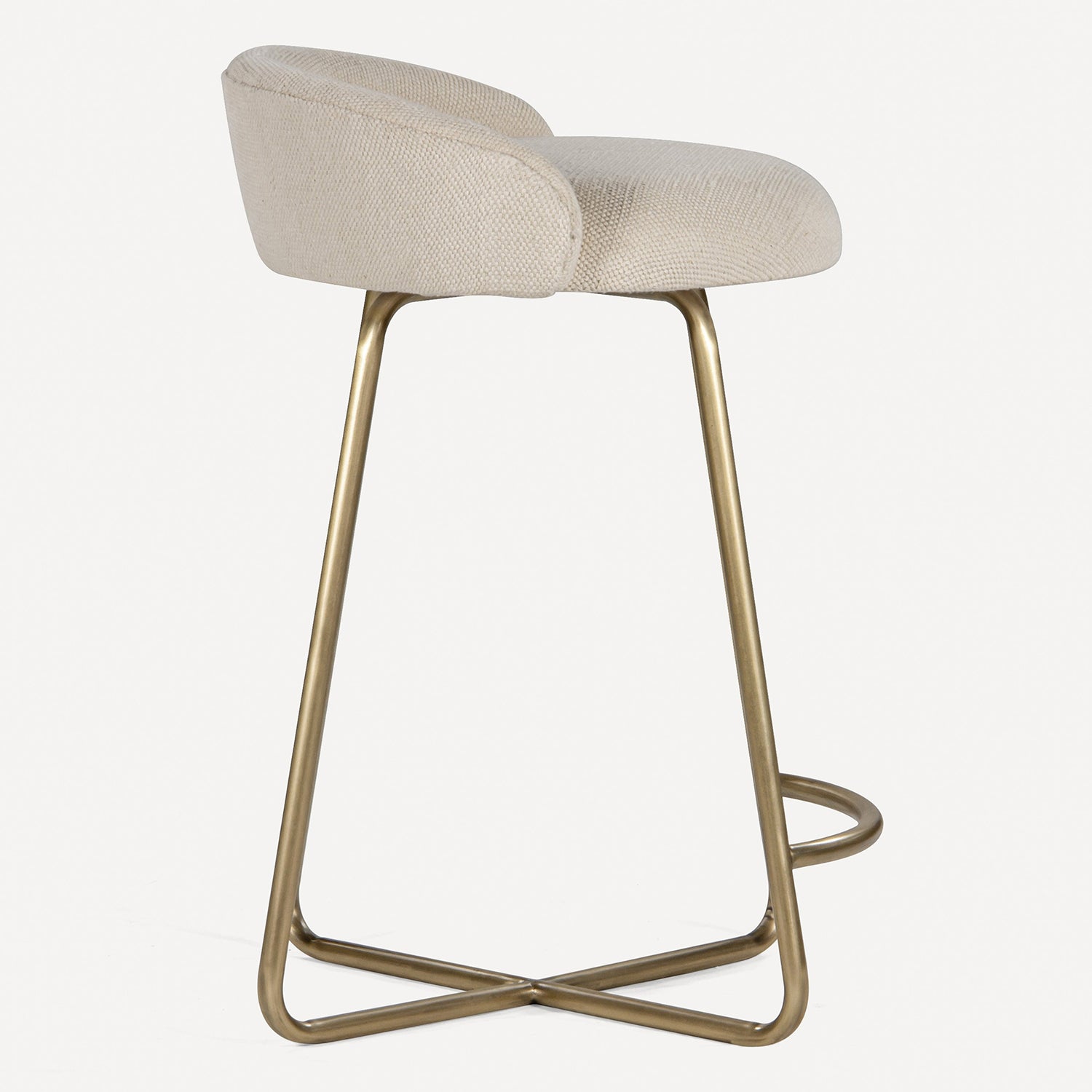 Union Home Clipper Upholstered Counter Stool Set of 2