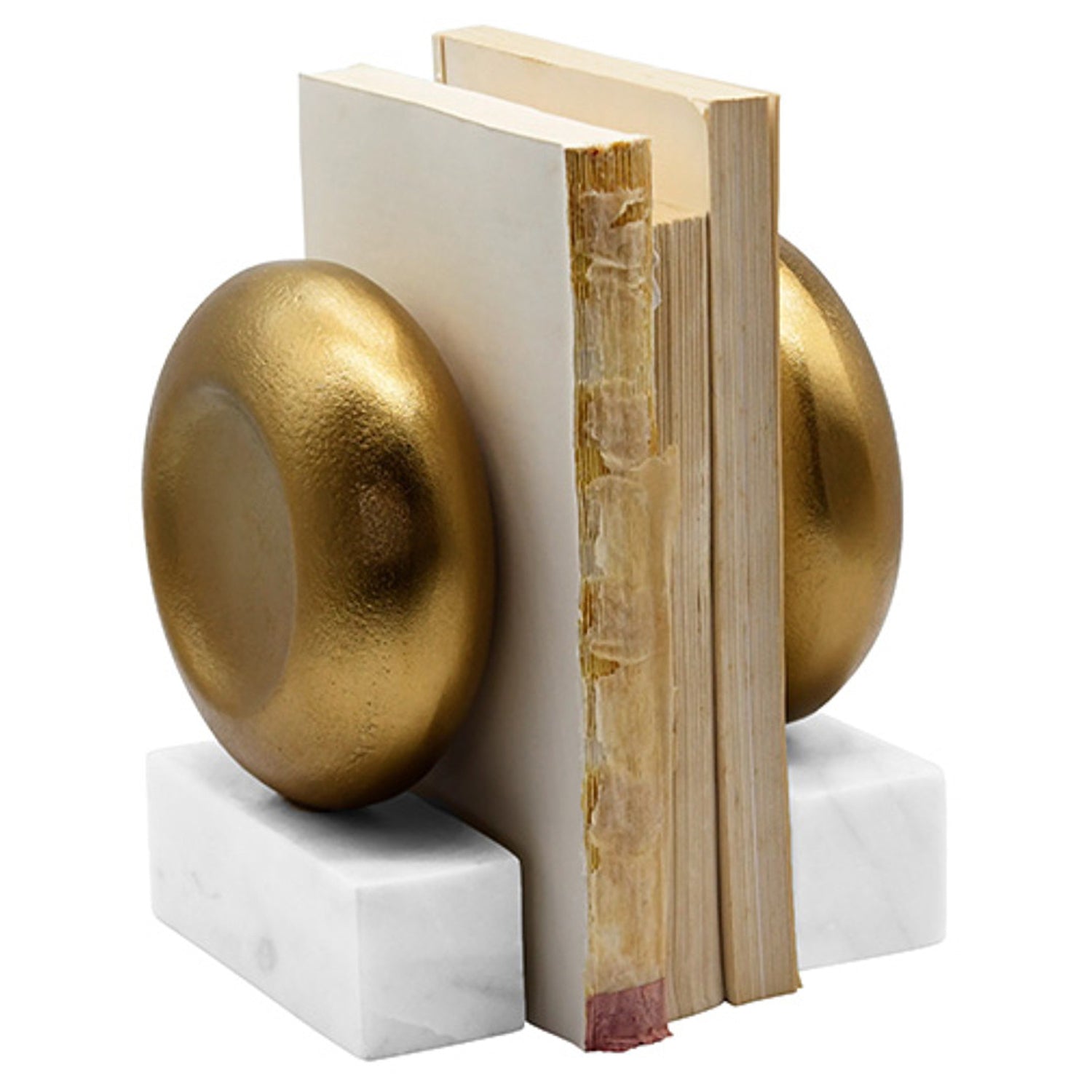 Worlds Away Disky Bookend Set