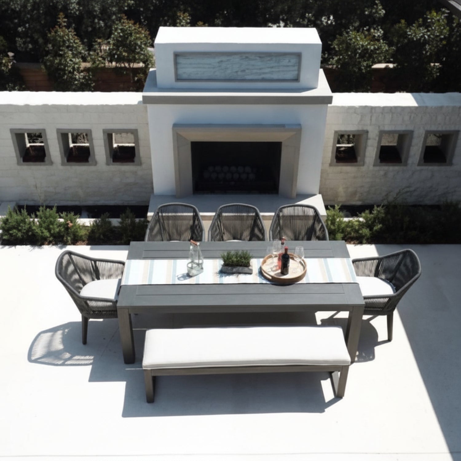 Sunset West Redondo 90in Outdoor Dining Table