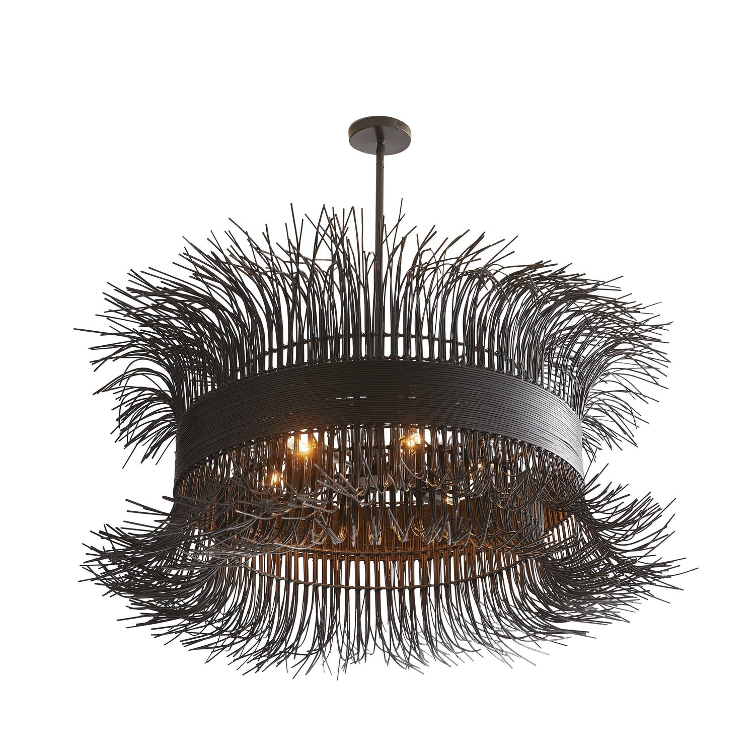 Arteriors Filamento Black Chandelier