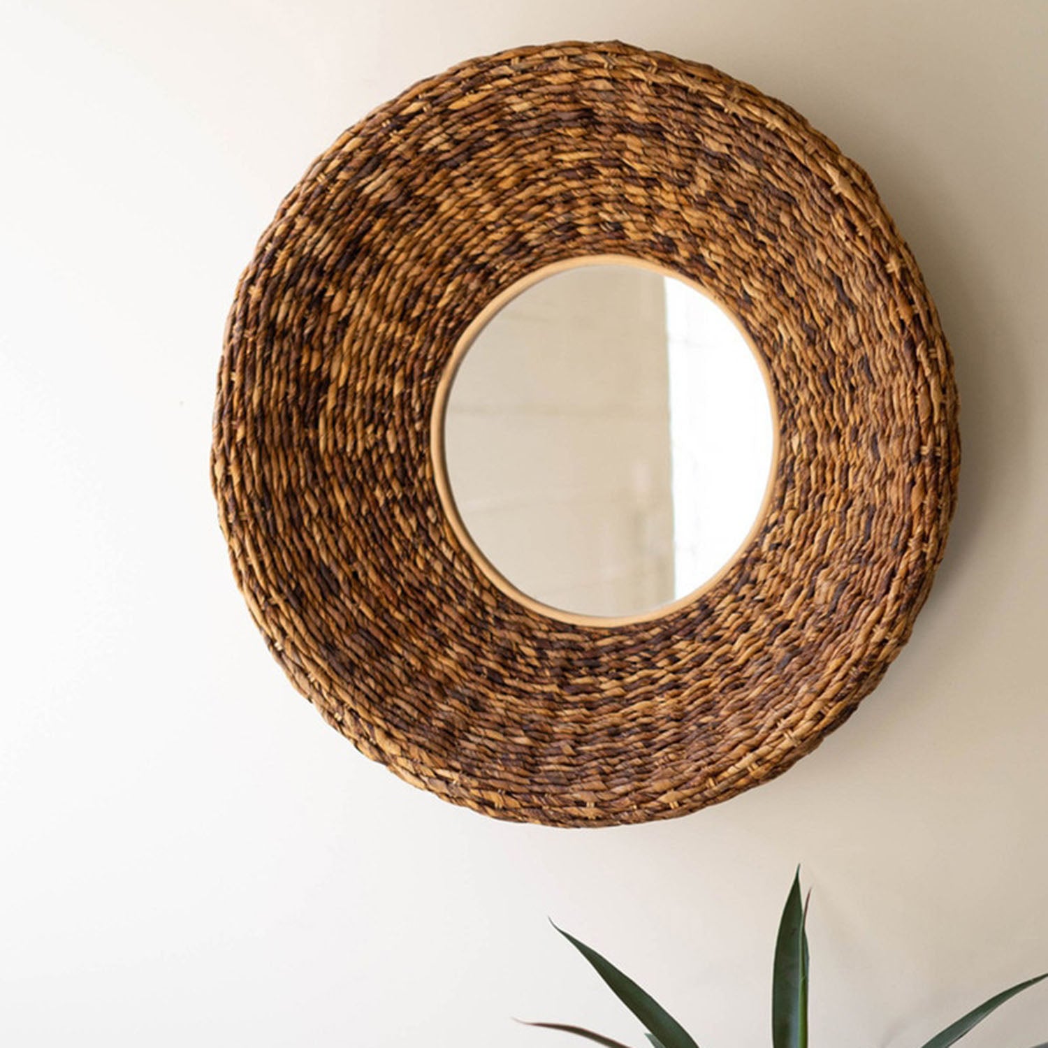 Banana Fiber Wall Mirror