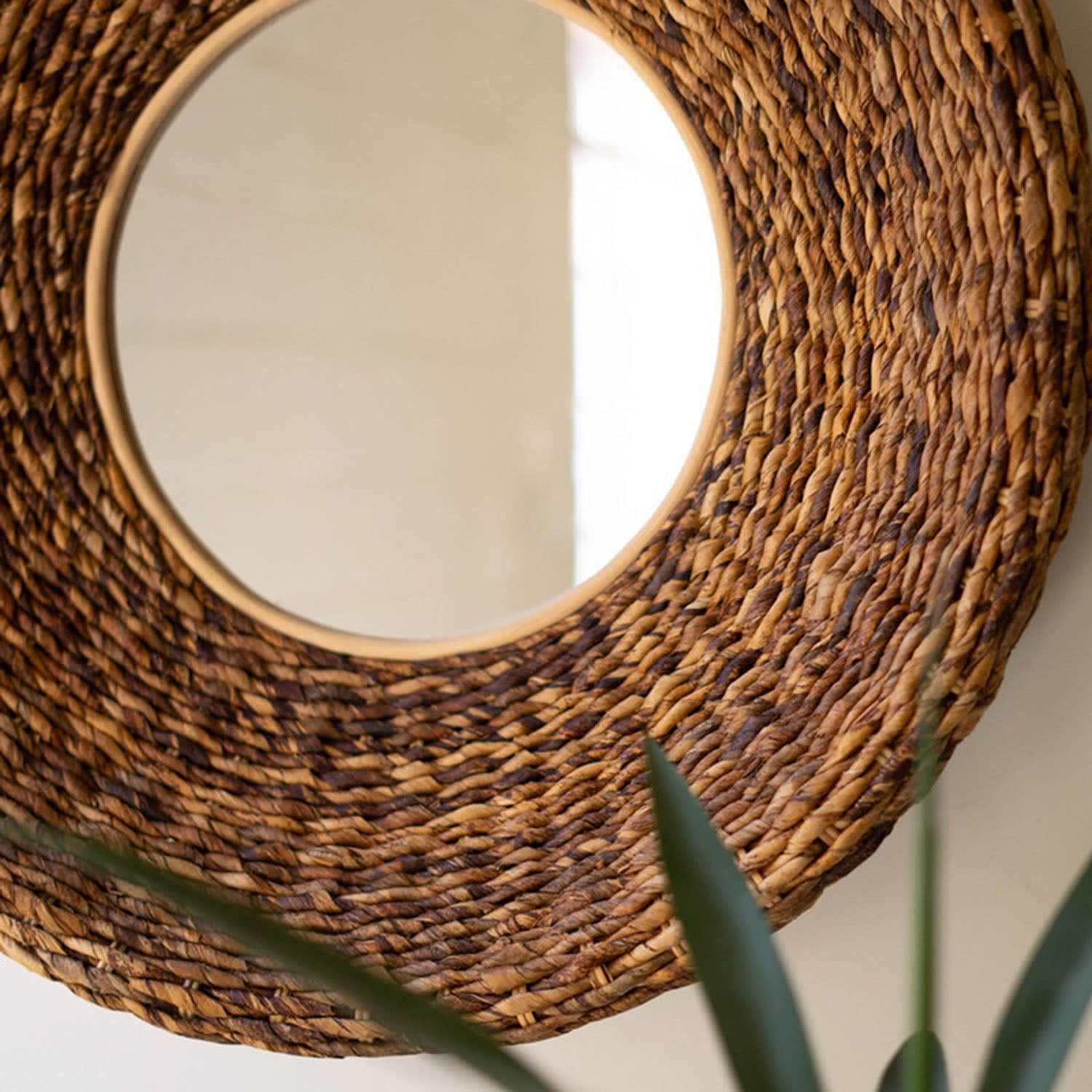 Banana Fiber Wall Mirror