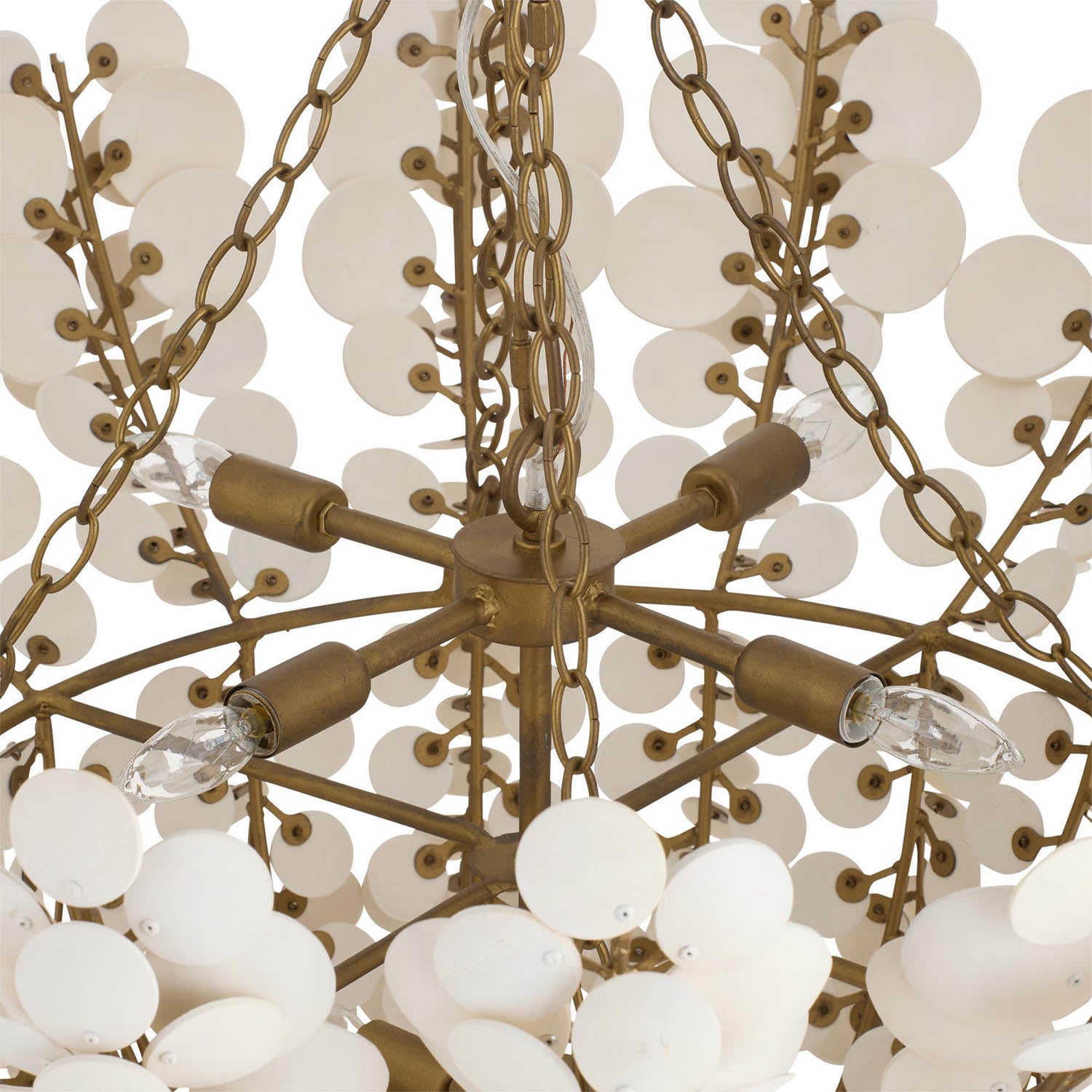 Arteriors Bilal Ivory Chandelier