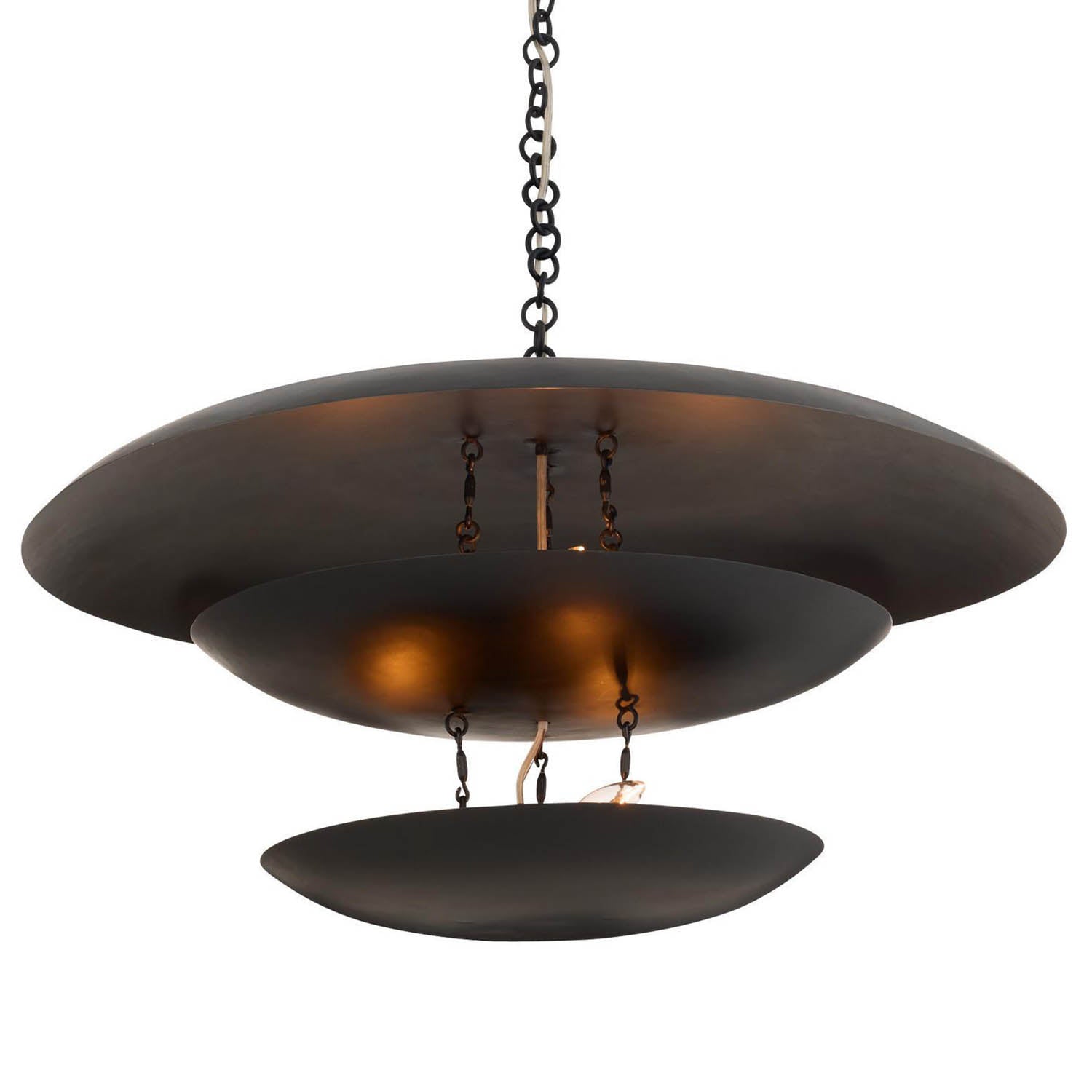 Arteriors Florko Blackened Iron Chandelier