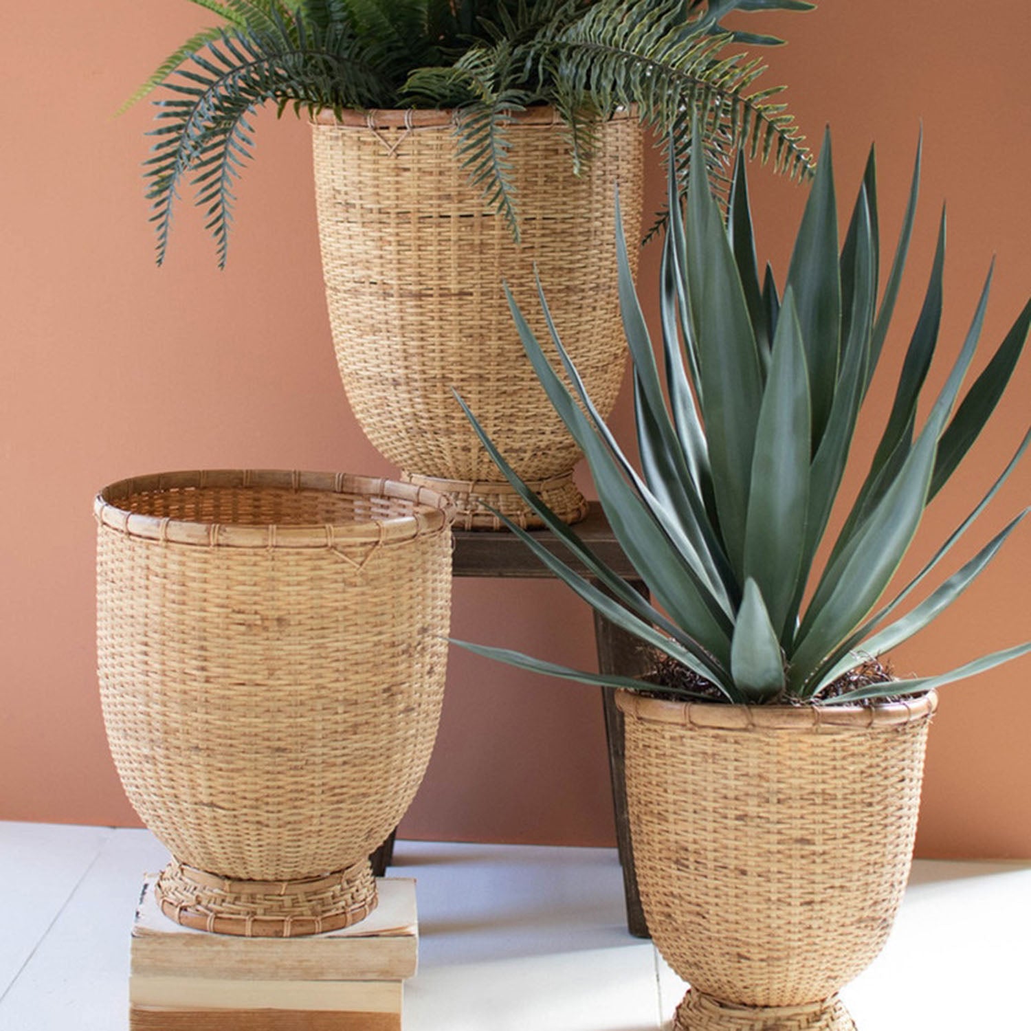 Split Cane Basket Set of 3