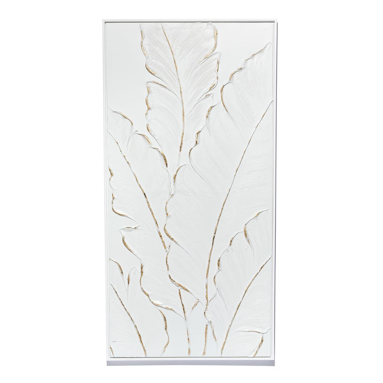 Palms White Wall Art Set of 2