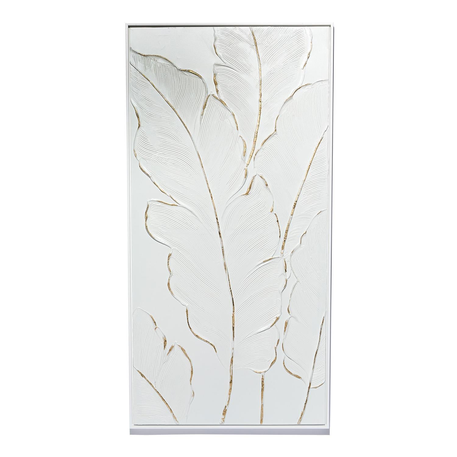 Palms White Wall Art Set of 2