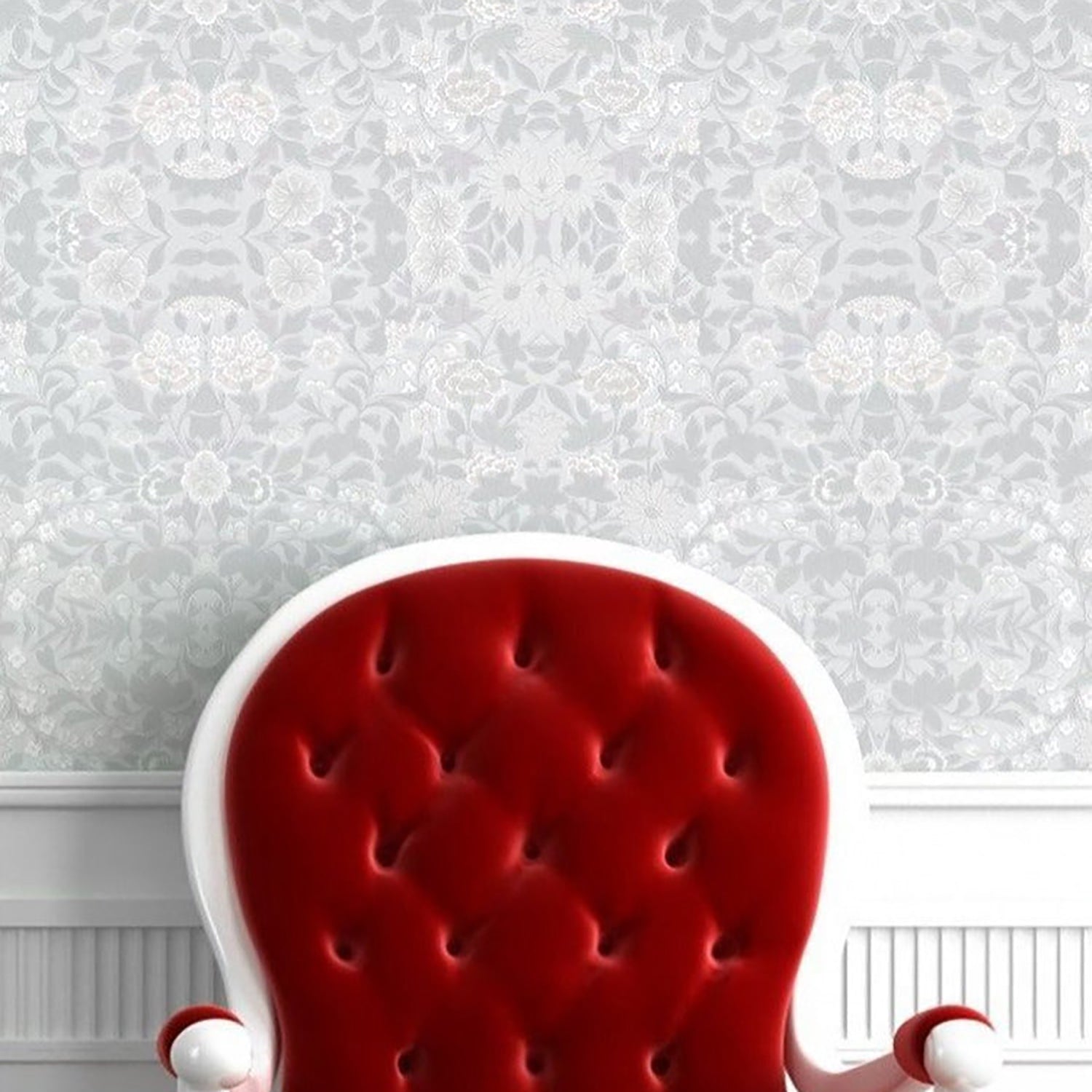 Mitchell Black Daisy Chain Wallpaper