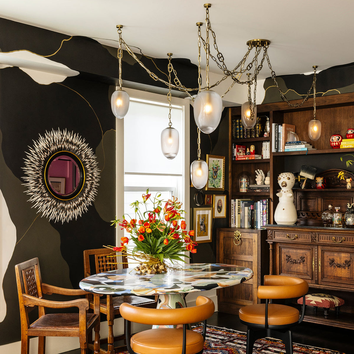 Noz Nozawa x Corbett Lighting Daith Chandelier