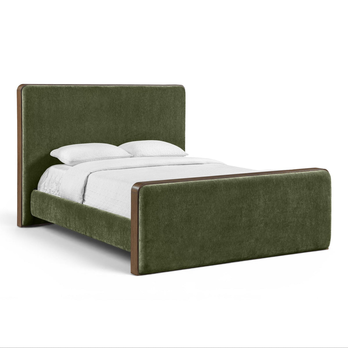 Dalton Green Fabric Upholstered Bed