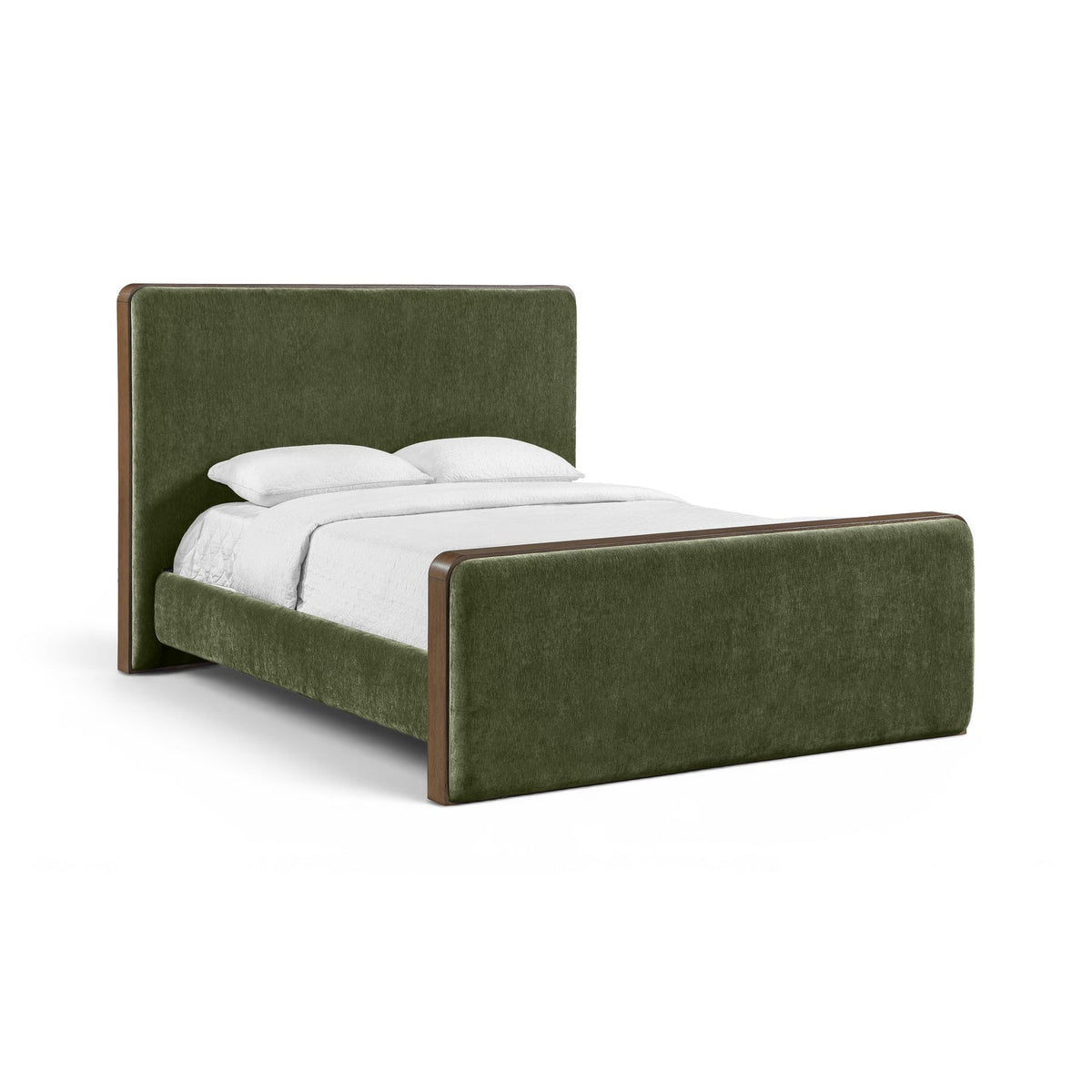 Dalton Green Fabric Upholstered Bed