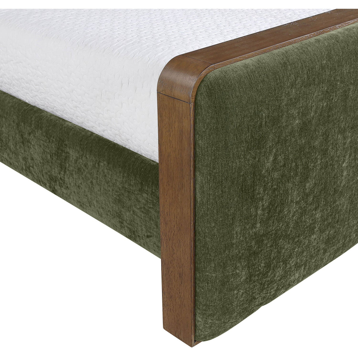 Dalton Green Fabric Upholstered Bed