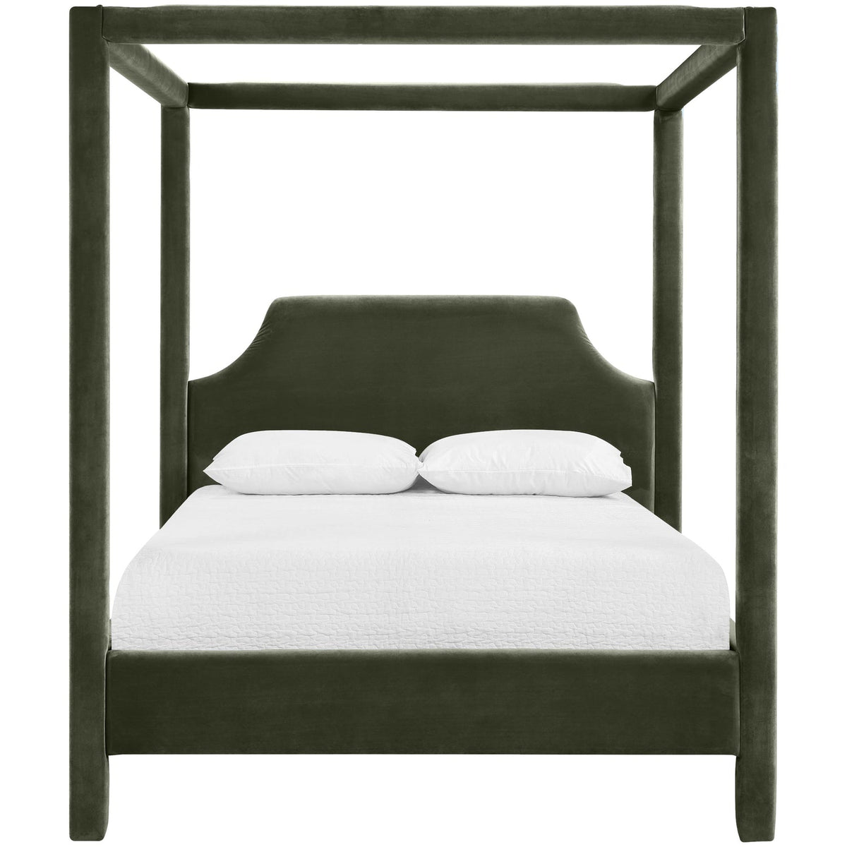 Dawson Green Velvet Upholstered Bed