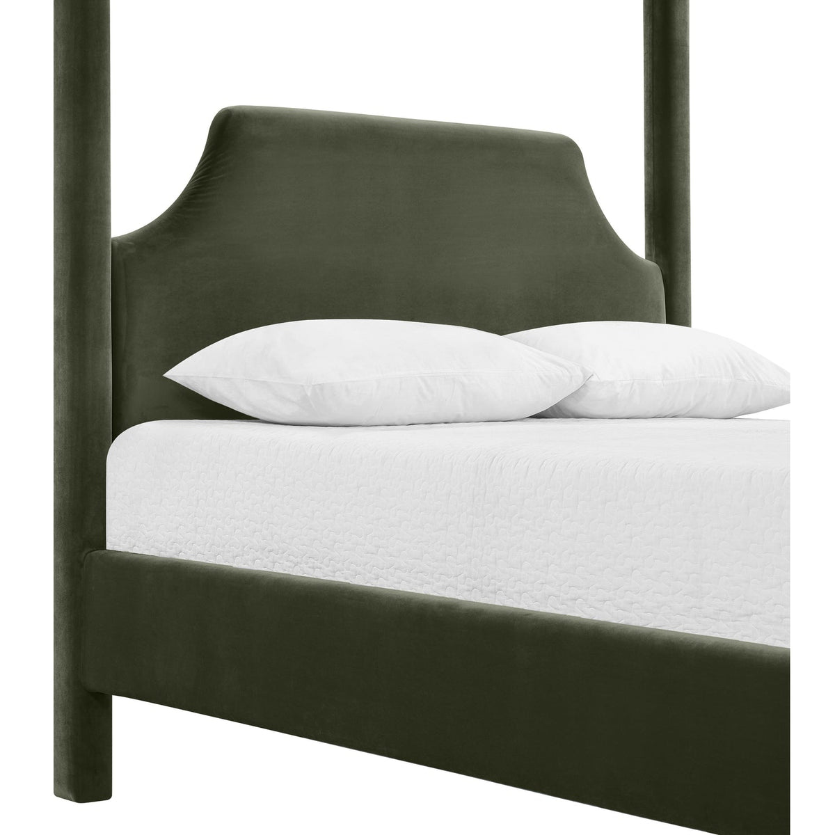 Dawson Green Velvet Upholstered Bed