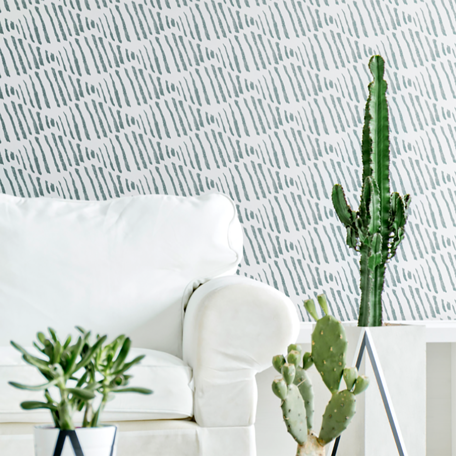 Mitchell Black Diamond Back Wallpaper