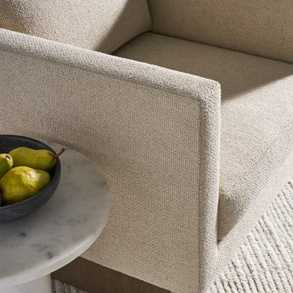 Vanguard Furniture Kendell Kendra Sand Fabric/Arles Swivel Chair
