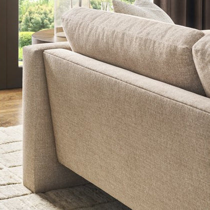Vanguard Furniture Brady Jumpy Burlap Fabric Sofa