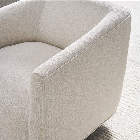 Vanguard Furniture Jarrett Jazzy Sugar Fabric/Film Noir Swivel Chair