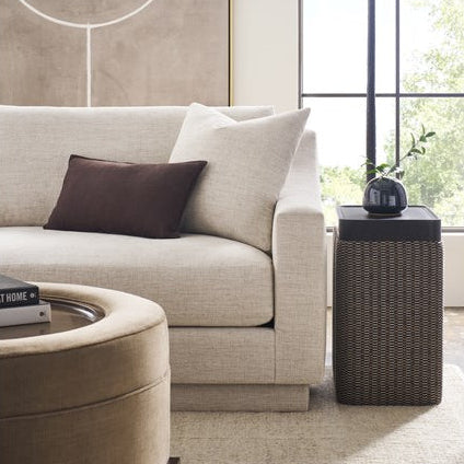 Vanguard Furniture Asher Thriller Linen Fabric Sofa