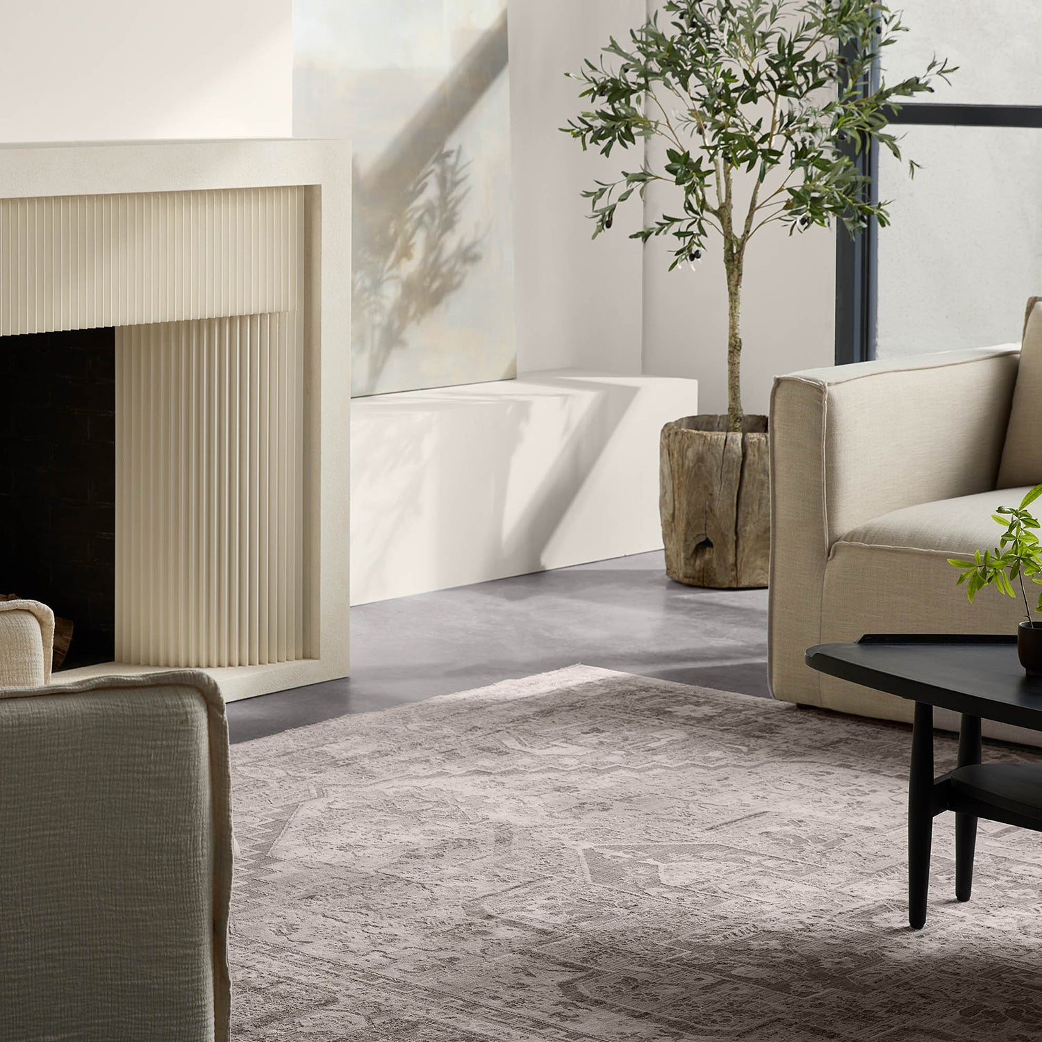 Vibe by Jaipur Living En Blanc Venn Power Loomed Rug