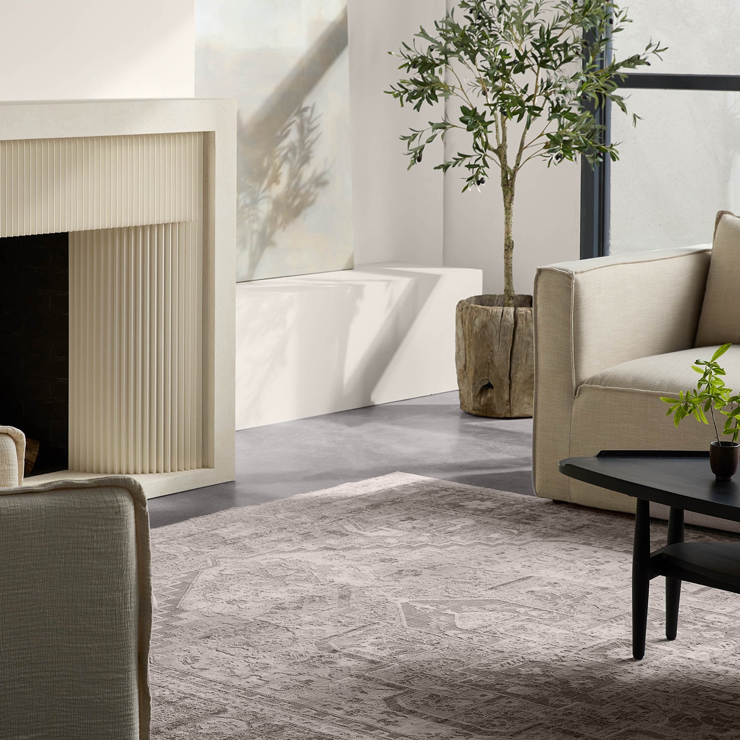 Vibe by Jaipur Living En Blanc Venn Power Loomed Rug